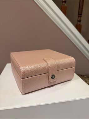 Taylor Madison Designs Blush Pink Pebbled Jewelry Box